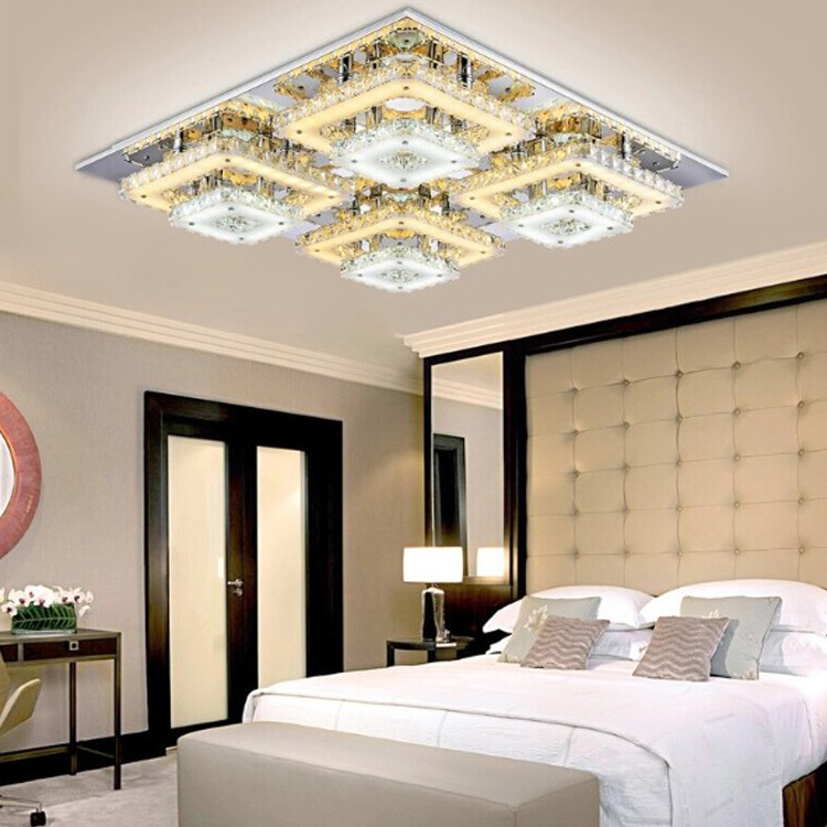 ZhongShan Modern K9 clear Crystal Ceiling Lighting Chandelier