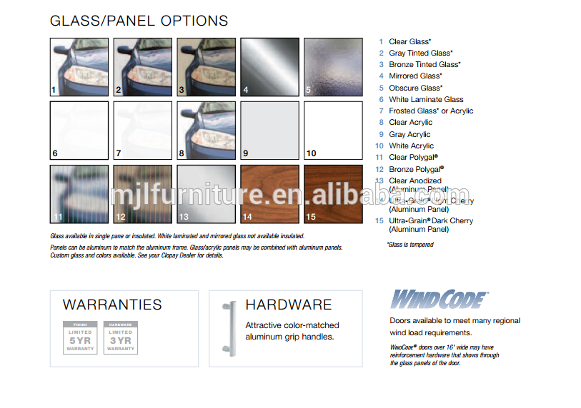 China Supplier Steel PU Foam Insulated Automatic Sectional Folding Garage Door with Pedestrian/Small Door