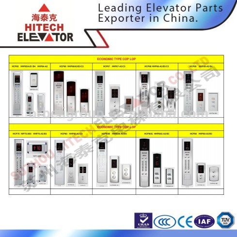 Elevator electrical parts control box with push button elevator car operation panel