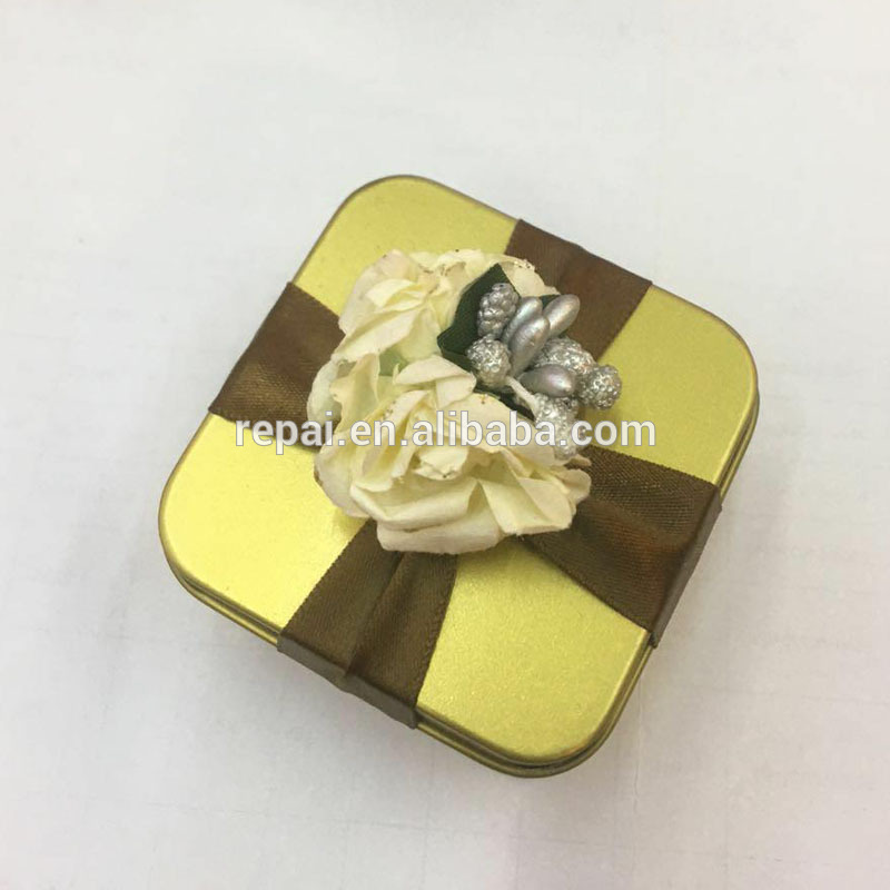 Wedding favor sugar box Tin Wedding favour favor box DIY box