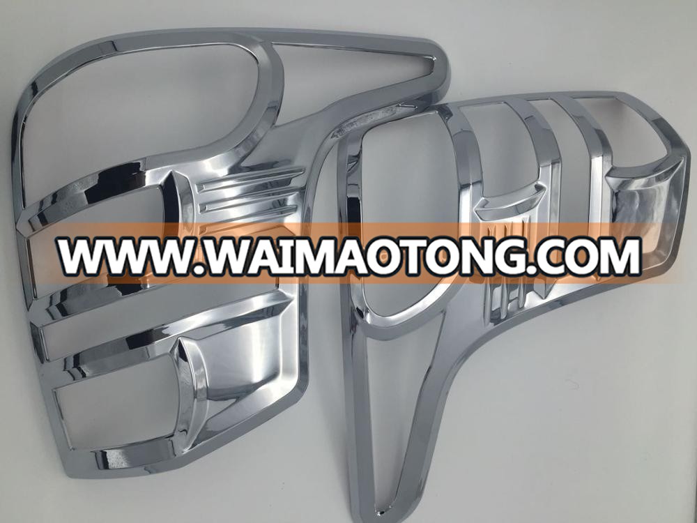 Chrome accessories tail lamp cover for for 2015 NEW Triton L200