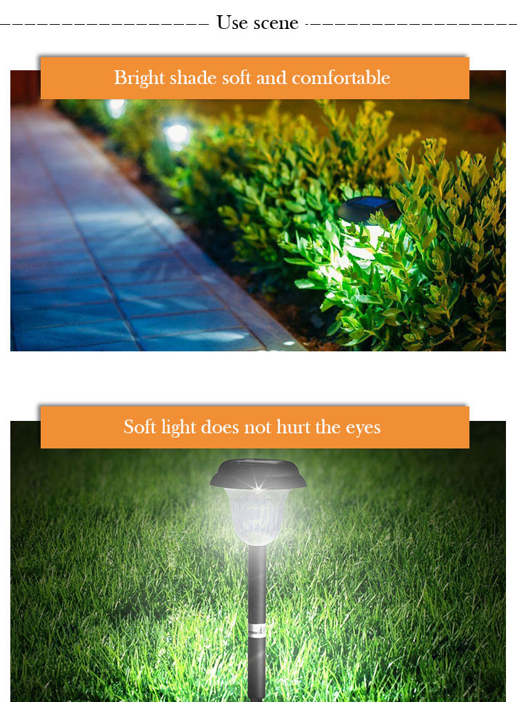 Yidi smart lighting outdoor landscape waterproof solar garden led lawn path light