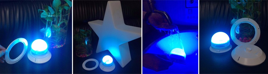 Hot Products Colorful Rechargeable Battery Operated Led Under Table Light