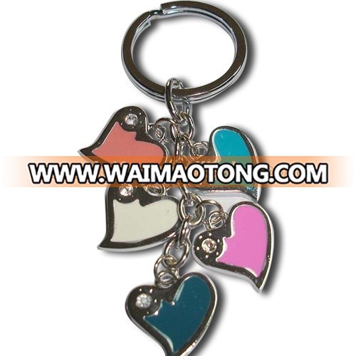 Custom LOGO design metal name sublimation blank keychain/keyring