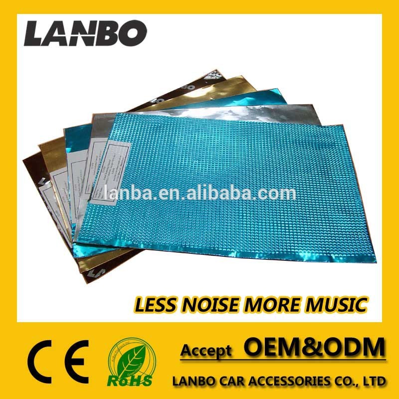 Hot selling lanbo car accessories reduce noise alu-butyl car sound deadening