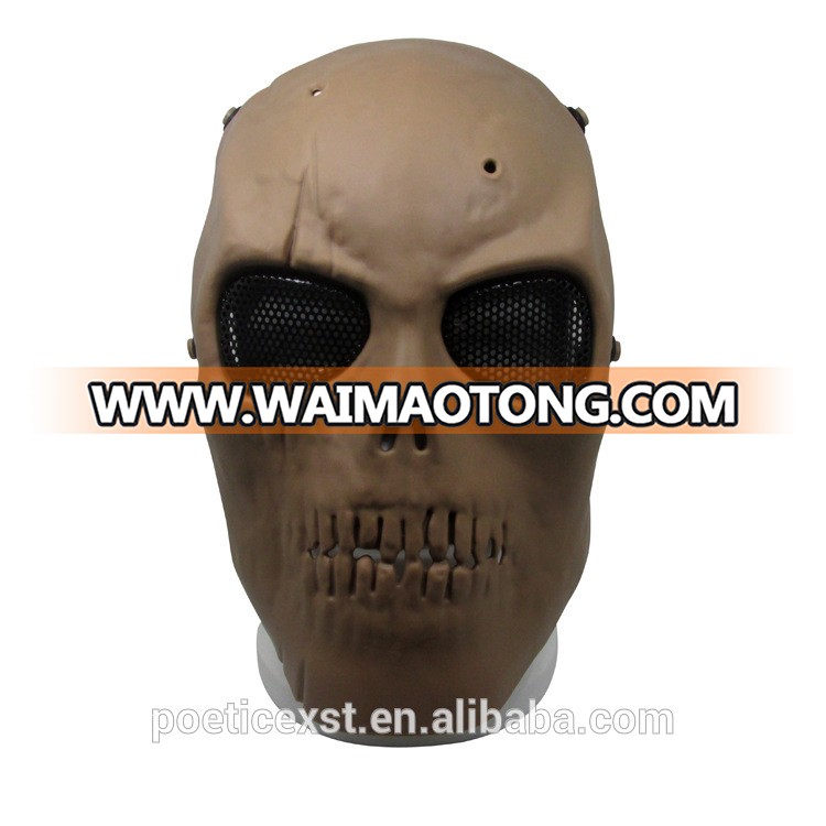 Poeticexst Vintage Halloween Horror Men Military Fun Full Face Masks