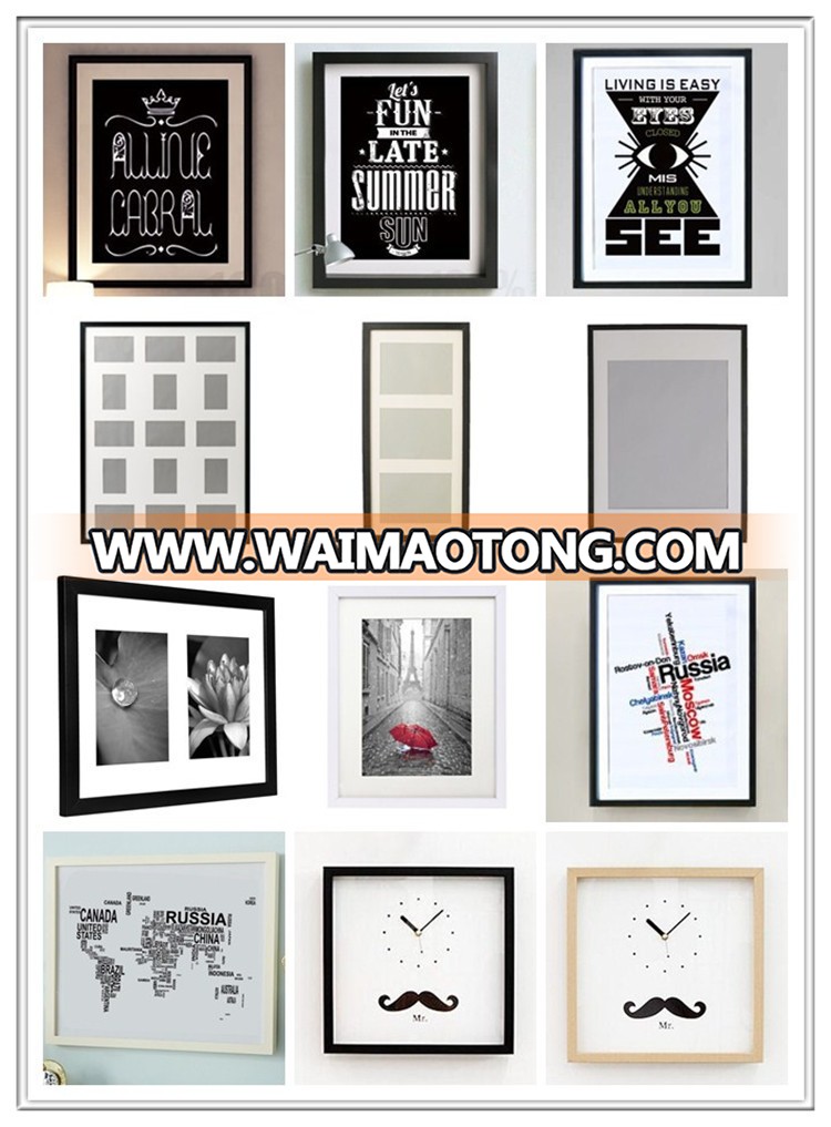 Wholesale wood shadow box picture frame online / Hot sale display box frame