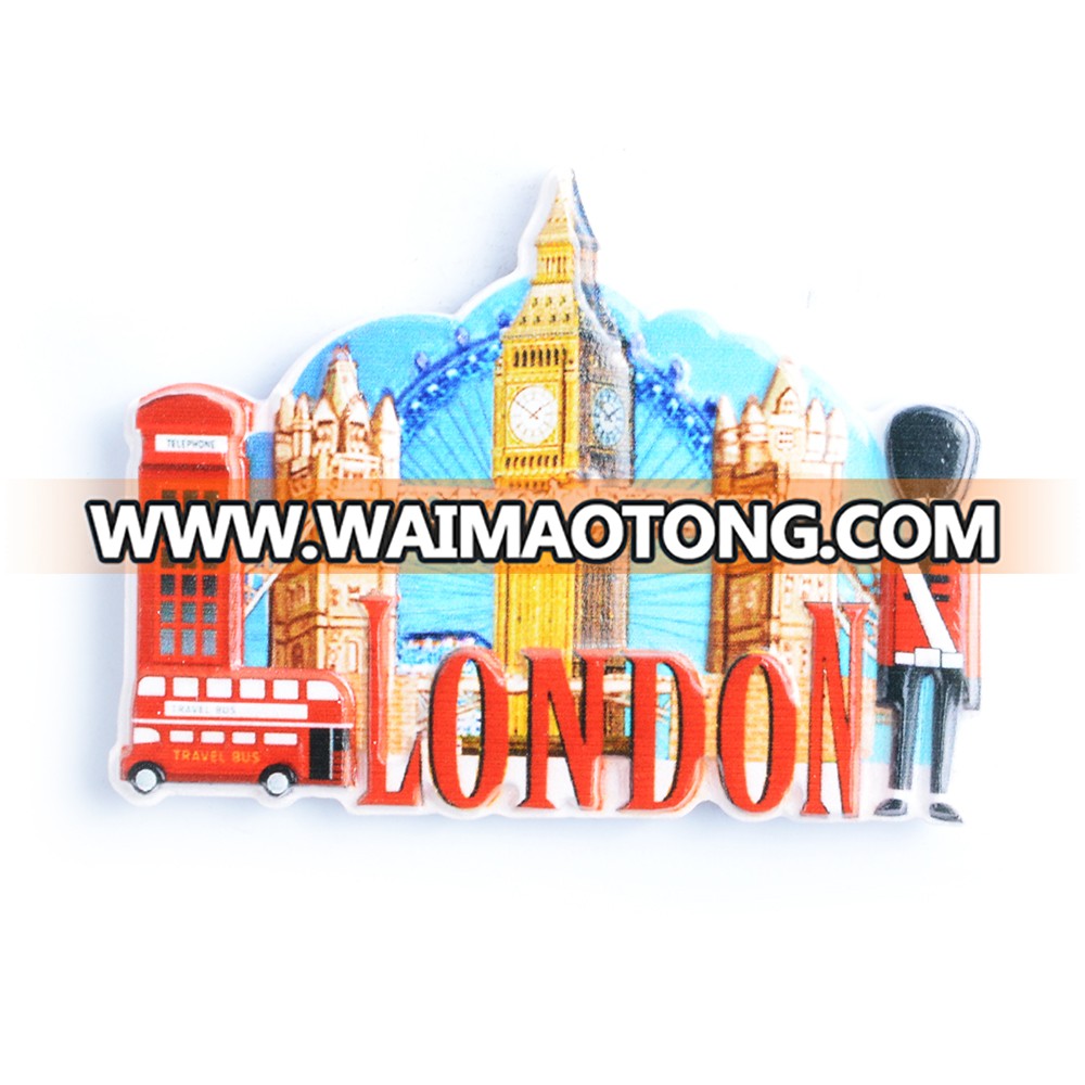 New Design Resin London Fridge Magnet Souvenir