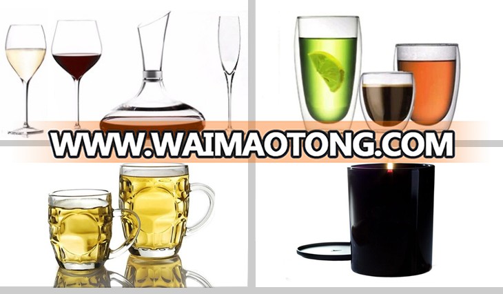 Large Capacity Custom  Logo Beer Mug Glass Cup