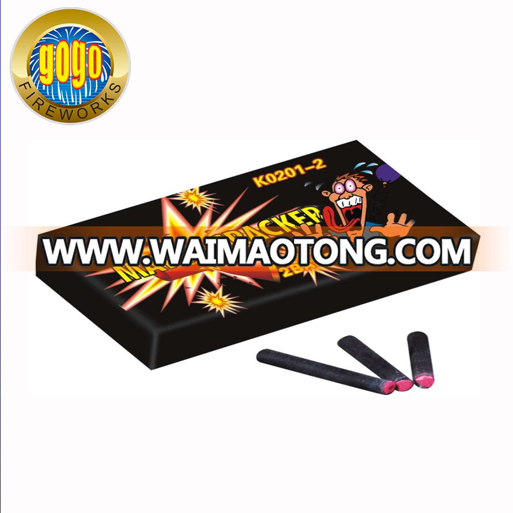 K0201-2 1#2 Bangs match crackers hot sale firecracks packing in 48/10/30 christmas fireworks