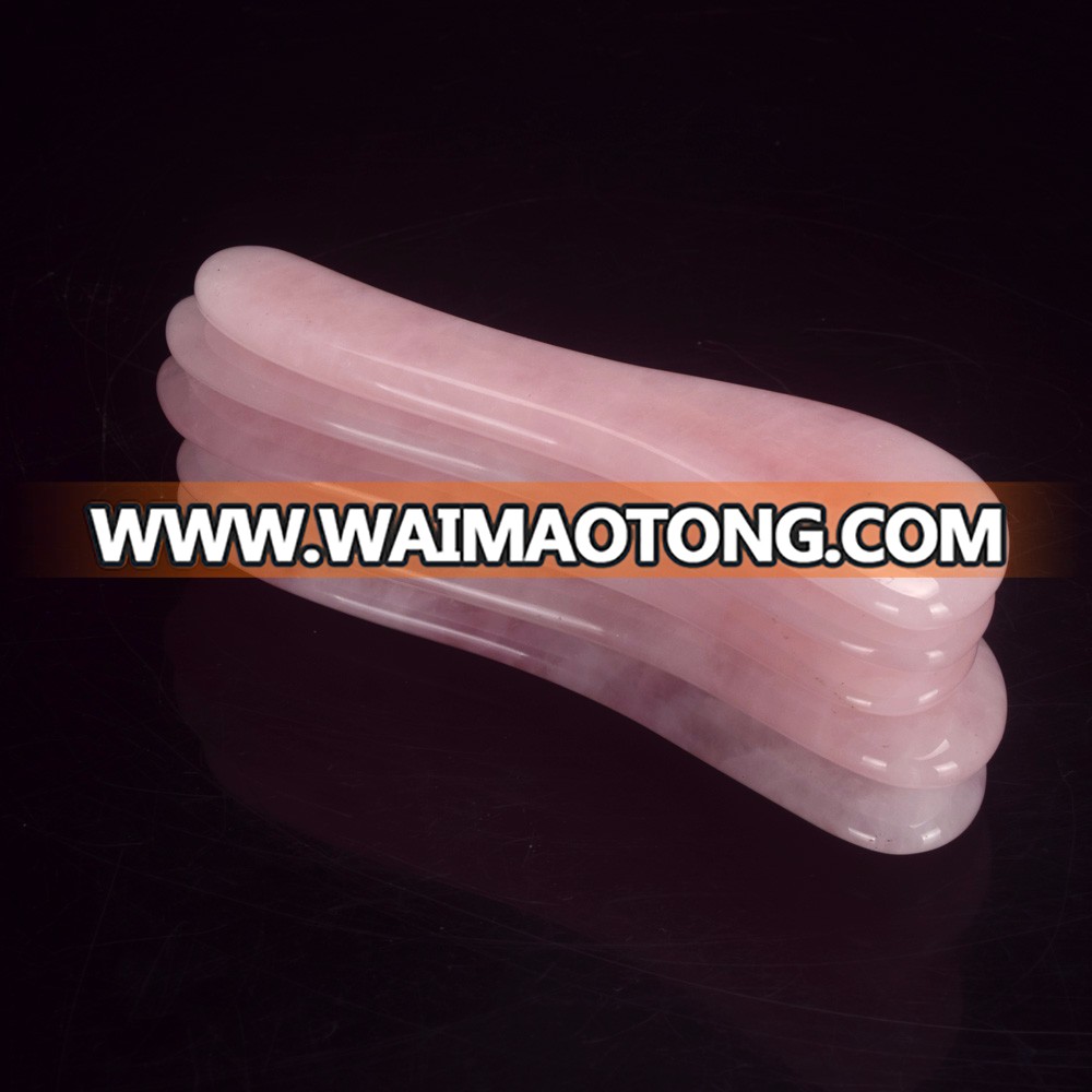 Natural Rose quartz Gua Sha Massage Board for Body