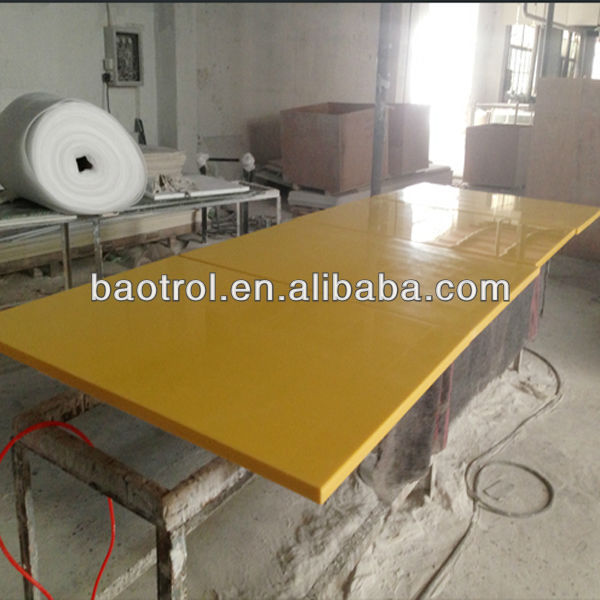 factory sell acrylic solid surface coffee table top