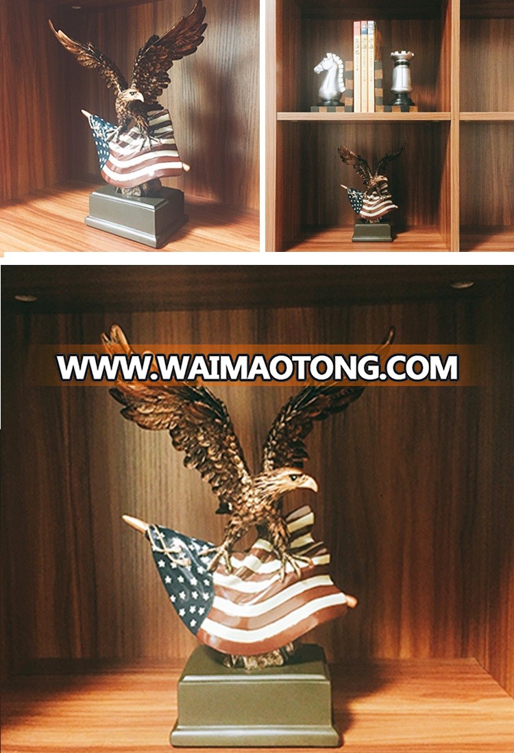 American resin eagle figurine animal eagle statue