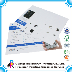 Art paper printing small portable phone leaflet