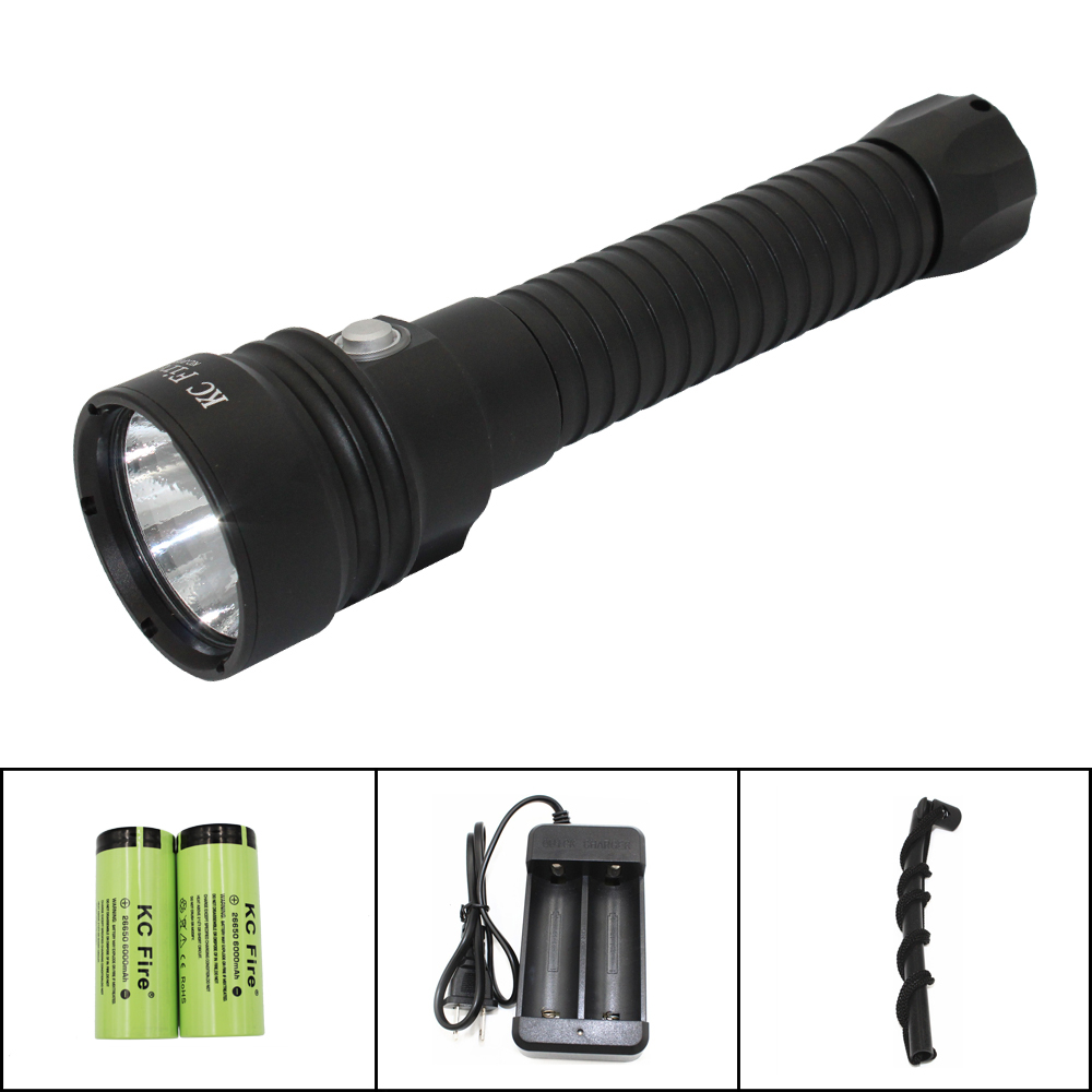 Zoom adjustable led diving hunting flashlight with XHP70 tactical linternas LED torch flashlight