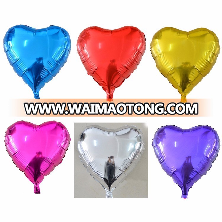 18" heart shape foil helium wedding party festival decoration balloons