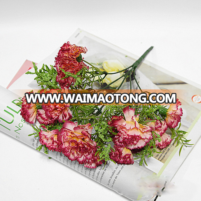 Best selling 20 heads artificial carnation for Mother's day