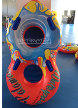 high quality 4 adult inflatable water park water slide plastic tubes