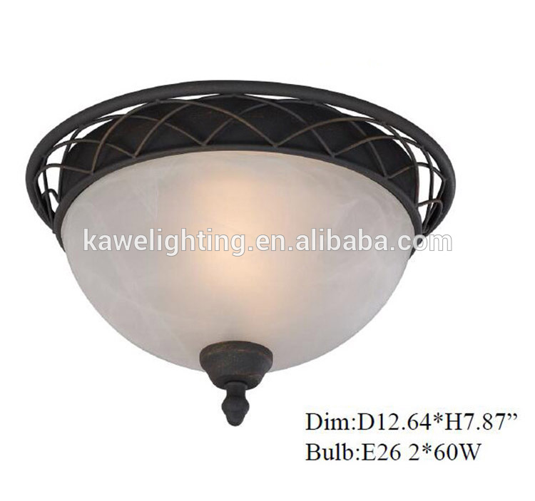 UL ETL Certification Glass lampshade Hanging Ceiling Lamp Fixture for Cafe/hotel