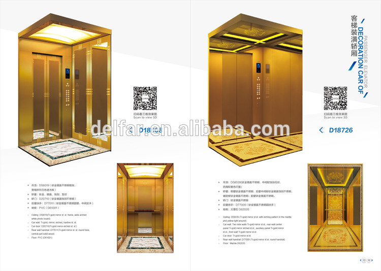 Human-centered design large door openning bed elevator