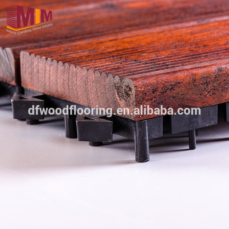 Oil Finished Chinese Teak Hardwood & Outdoor Solid Wood Flooring