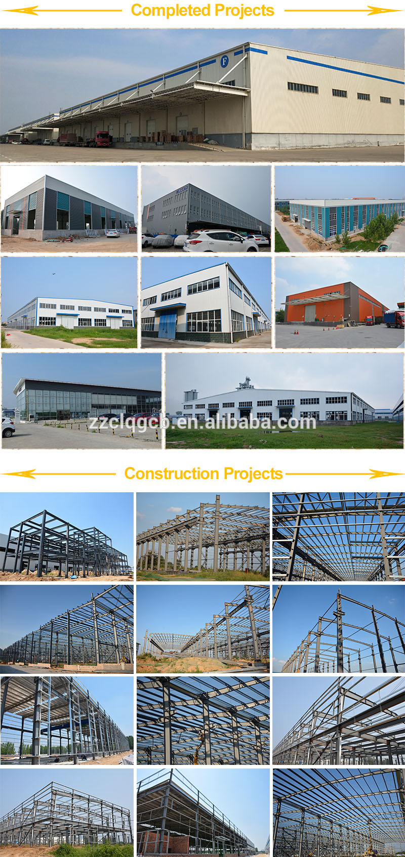 2020 Fast install steel structure warehouse /shed/Hangar in Uruguay