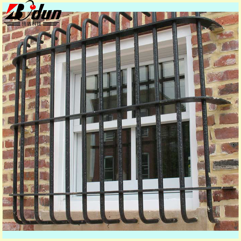 Power coating surface treatment factory price trade assurance glass window grill design