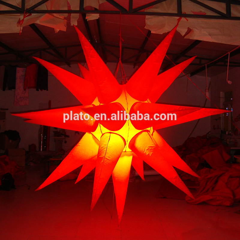 Custom large inflatable fire shape balloon for outdoor event