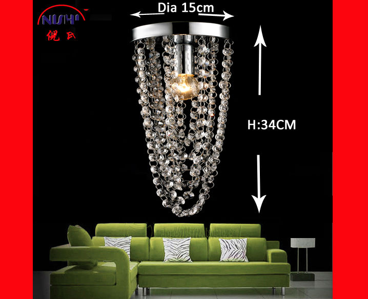 12 lights two layers acrylic decoration crystal chandelier NS-120026W