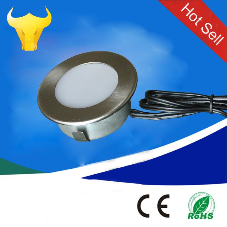 surface and recessed mounting 2 in 1 2w LED cabinet lights