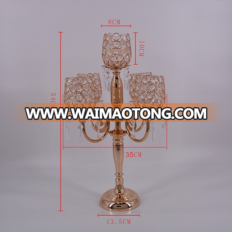 Hot sale acrylic metal centerpiece stands