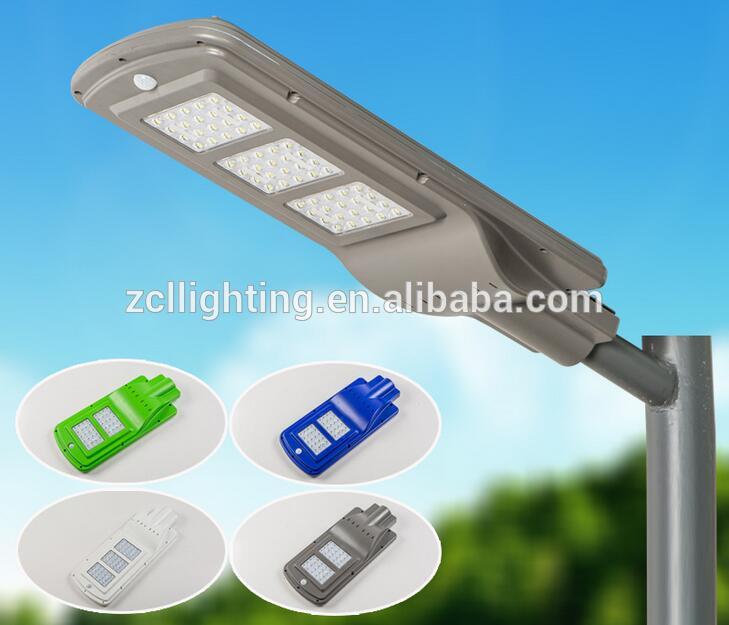 ZCL028 Hotsale ip65 module 40w 60w integrated outdoor all in one led solar street light