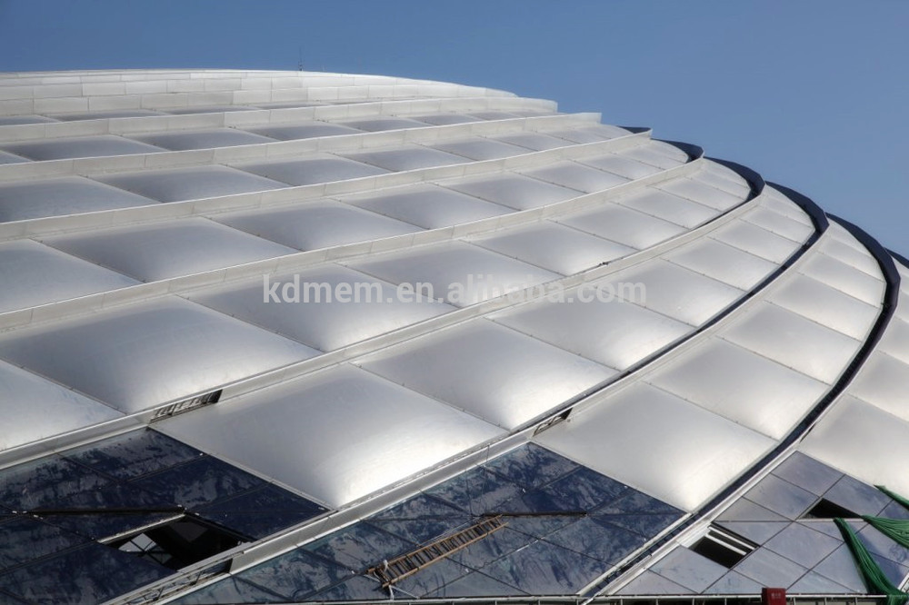 etfe membrane roofing (Train Station) car parking botanic garden