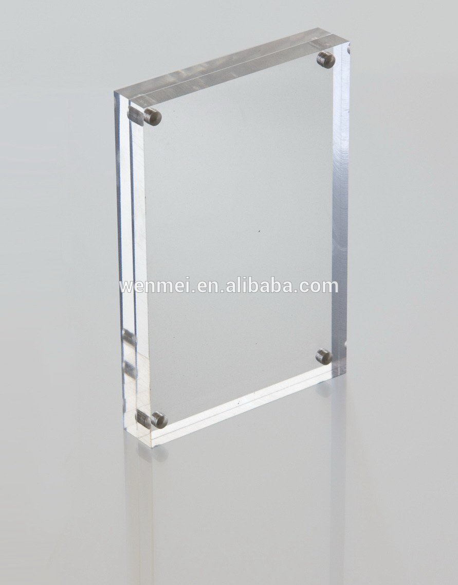 High Polished Acrylic Plexiglass Picture Photo Frames