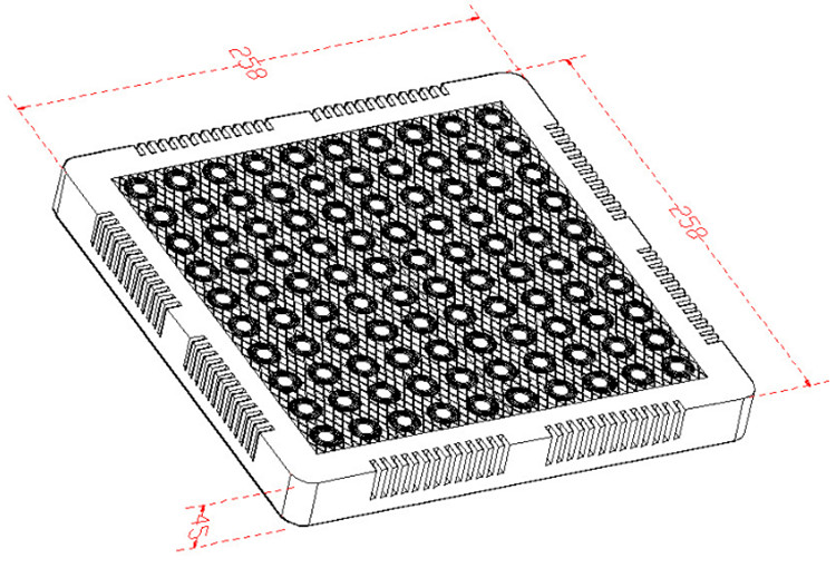 SMD3030 chip Full spectrum 300w LED grow light