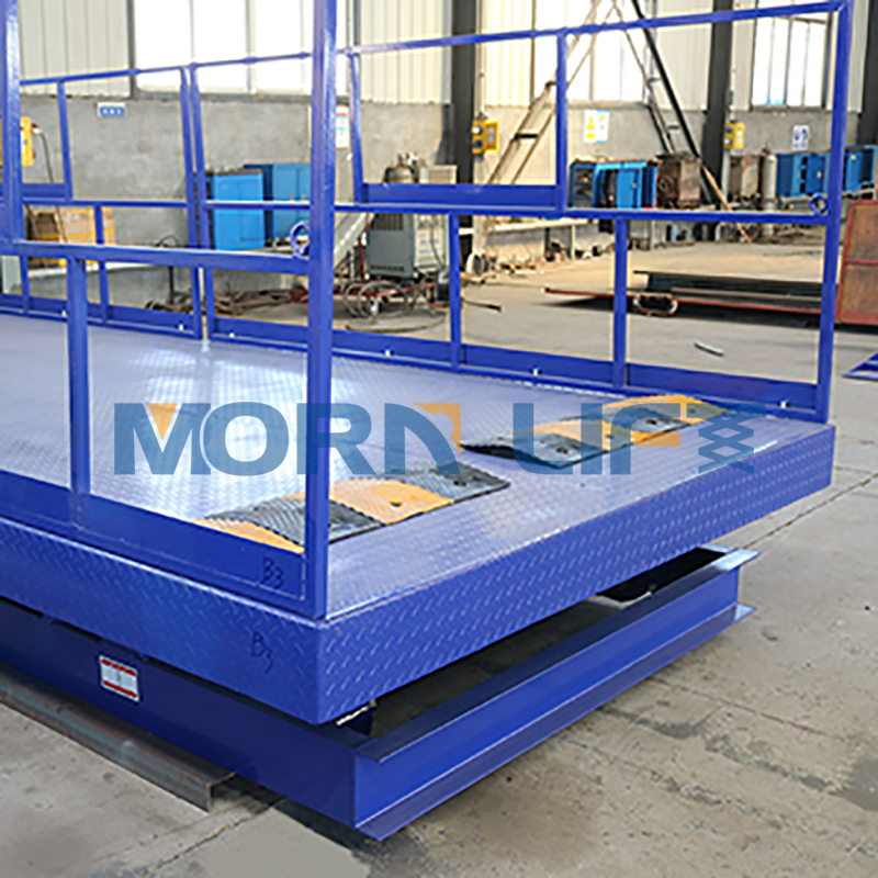 Light weight electric hydraulic scissor lift 2500 kg on the floor