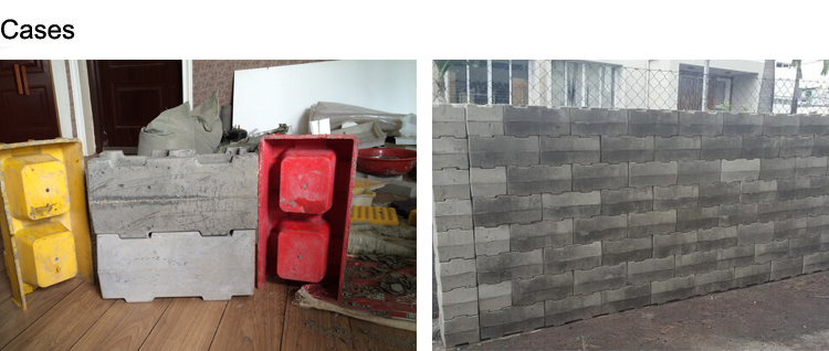 hot sell interlock cement foam concrete block mold price