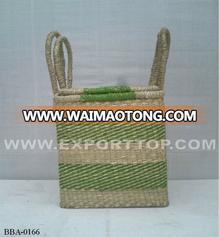 Hot-sale natural sea grass handle bags (Skype : July.etop)