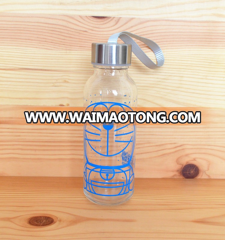 300ml wholesale custom private label glass water bottle