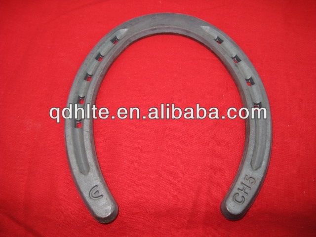 Forged zinc steel horseshoe