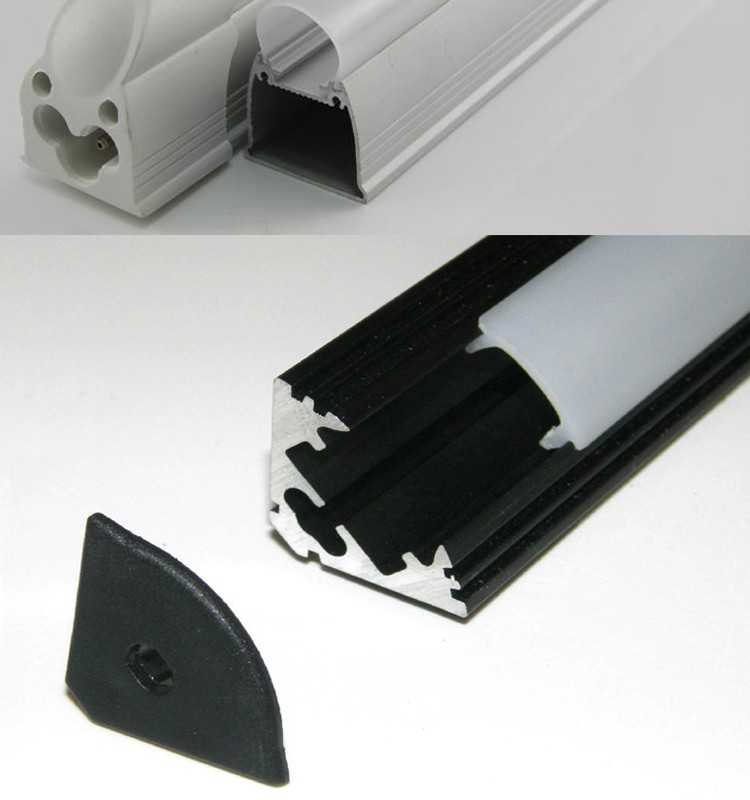 30w Extrusion Profile Aluminium Heatsink Cooling For Led Strip