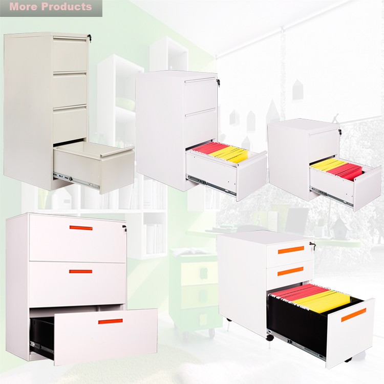 Luoyang factory manufacture assembled steel mobile pedestal cabinet with 2 drawer