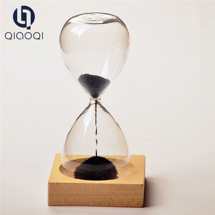 Hot Sales Heart shape liquid hourglass timer