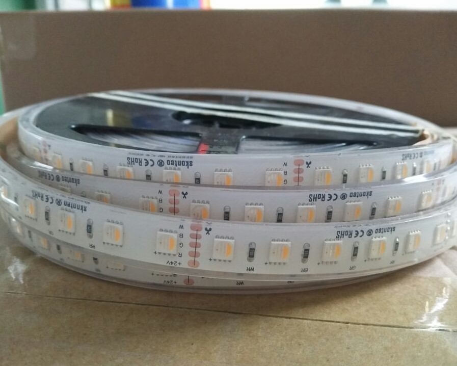 SMD5050 RGBW 4IN1 LED strip 300 leds,led rope light IP65 Waterproof strip light