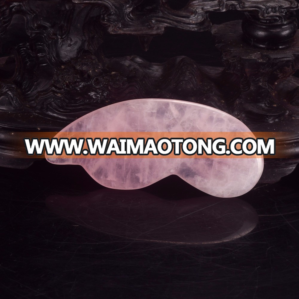 wholesale natural Rose quartz Gua Sha Board