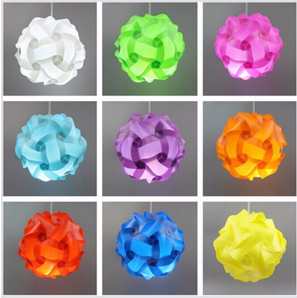 250mm fancy puzzle light  plastic material for iq lamp