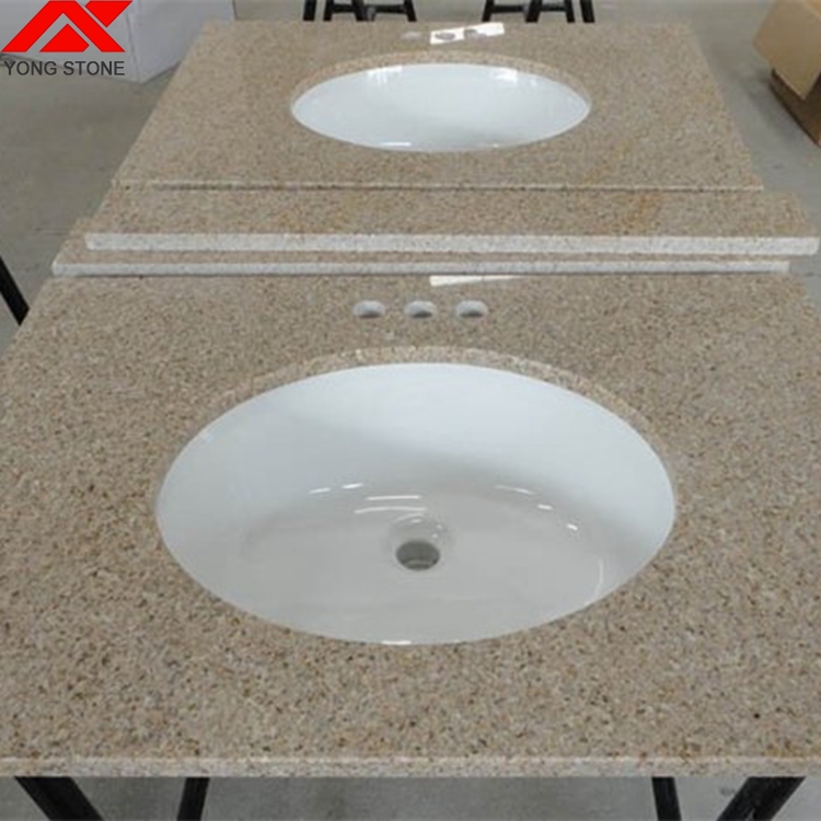 Best selling g682 yellow granite countertops vanity tops table tops