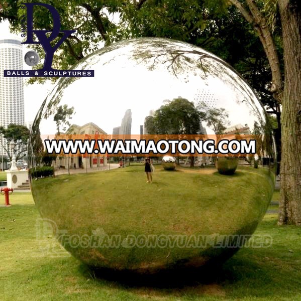 1000 mm Black Stainless Steel Gazing Spheres for Garden, Park Decoration