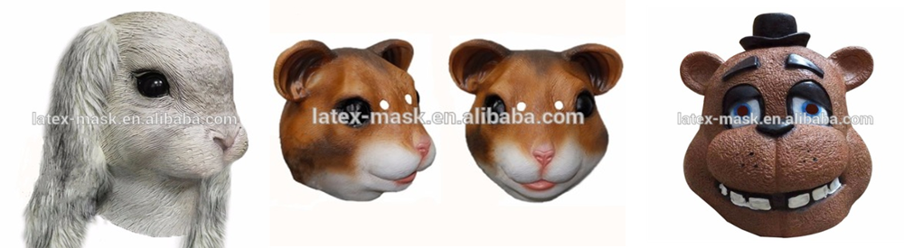 Halloween Costume Cute Panda Mask Latex Animal Head Mask