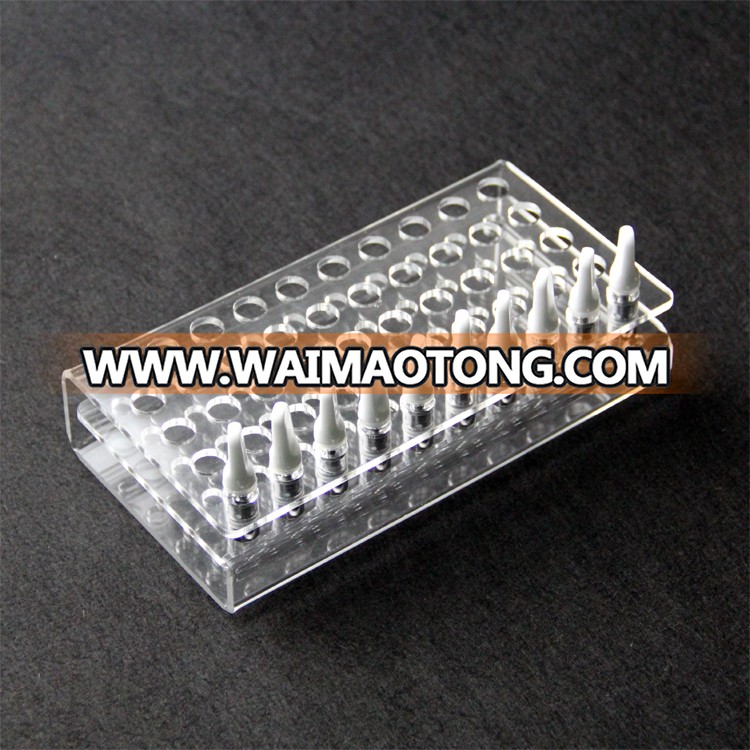 acrylic display stand 3 tier CBD display or atomizer stand Acrylic e cig display clear stand shelf holder